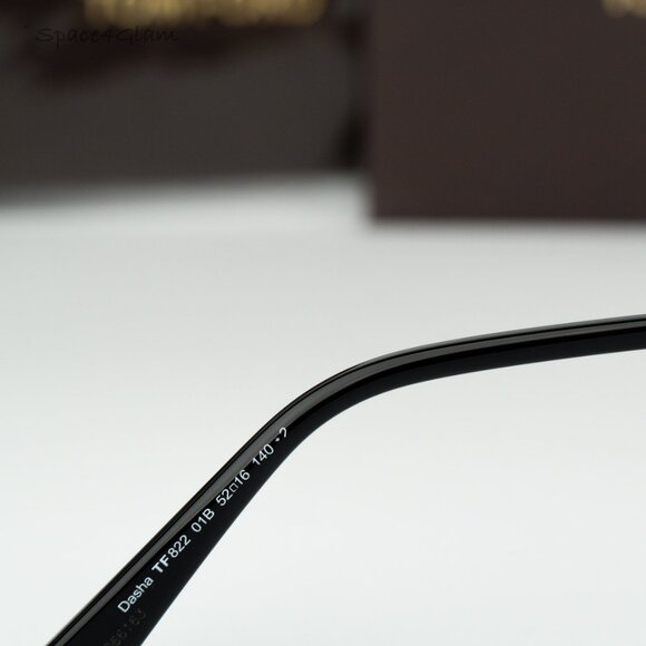 NEW Tom Ford Women Sunglasses Black Smoke Gradient Butterfly DASHA FT0822/S 01B - Picture 7 of 11